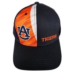 Auburn Tigers Woven‎ Panel Snap Back Hat Black/Orange/White